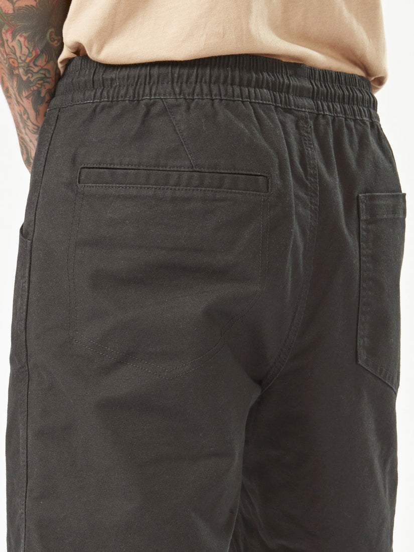 Volcom Workwear Caliper Elastic Waist Shorts - Black