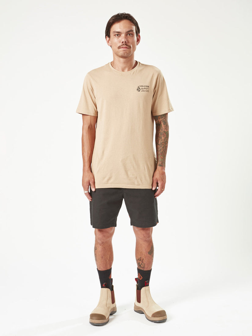 Volcom Workwear Caliper Elastic Waist Shorts - Black