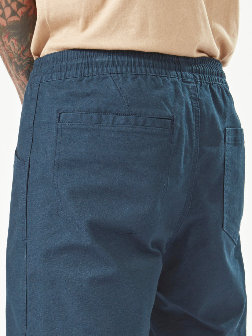 Volcom Workwear Caliper Elastic Waist Shorts - Navy