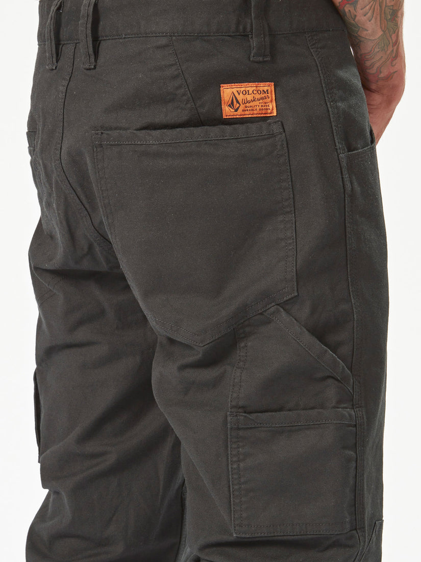 Volcom Workwear Caliper Cuffed Pants - Black