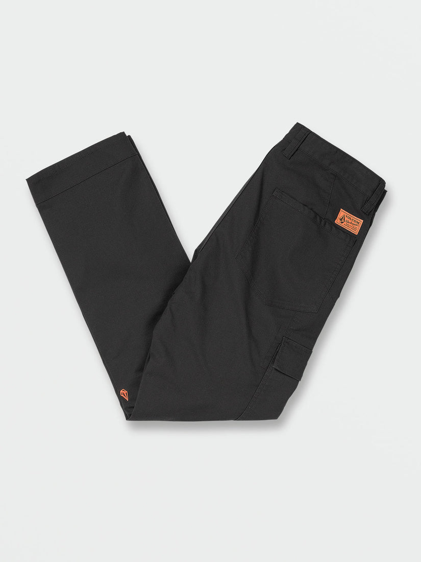 VOLCOM WORKWEAR CALIPER LIGHT WORK PANTS - BLACK