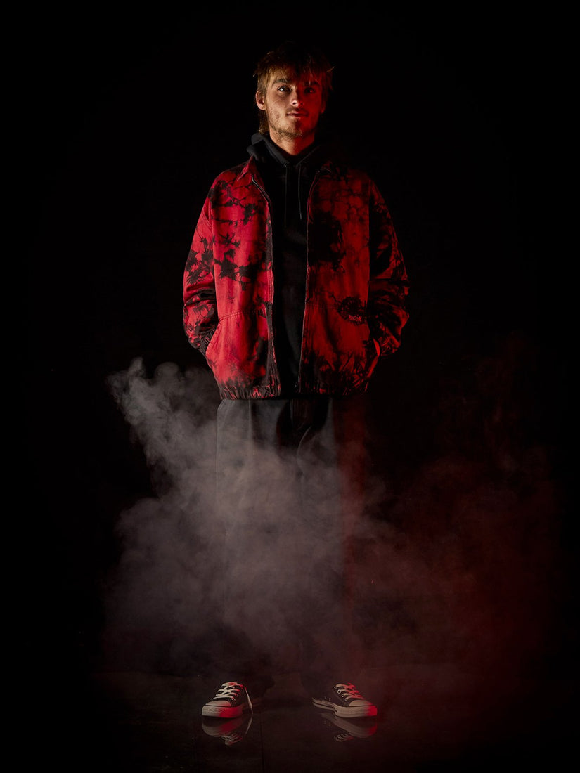 Strange Times Jacket - DEEP RED