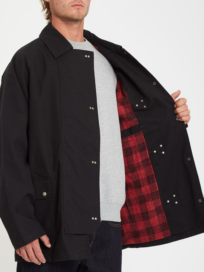 CONFUZZION JACKET - BLACK