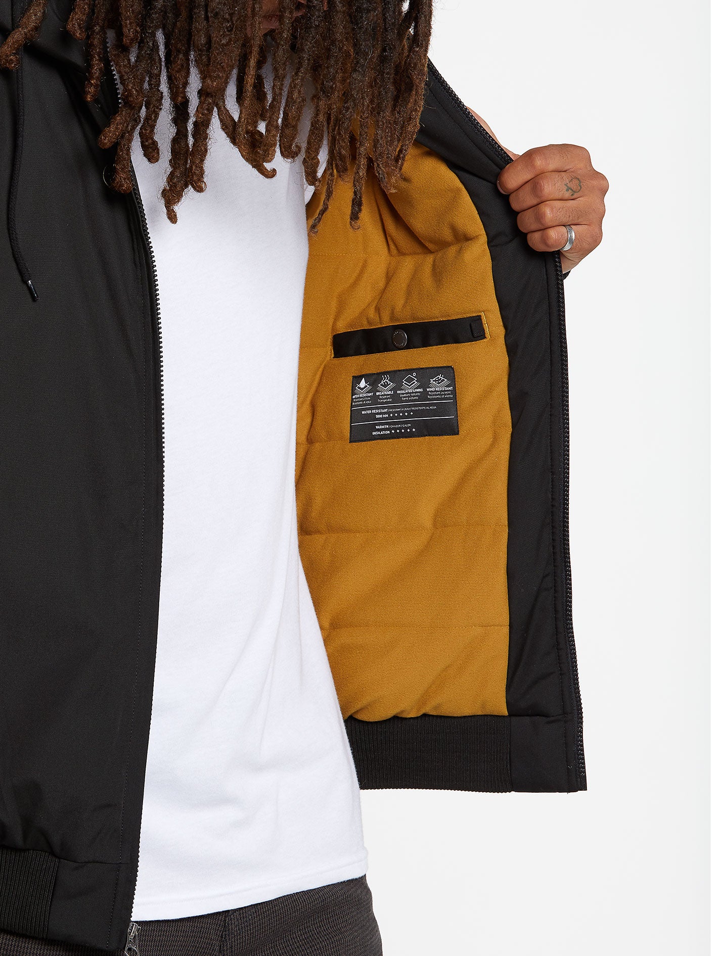 Hernan 5K Jacket - Black – Volcom Japan