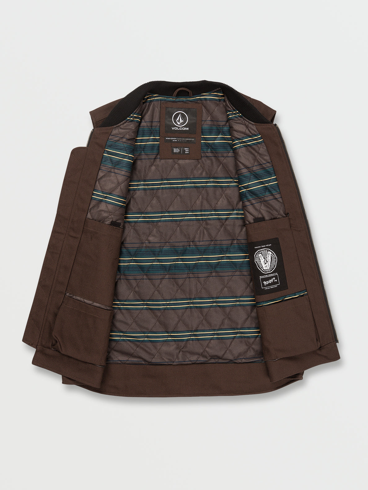 SKATE VITALS COLLIN PROVOST VEST - DARK BROWN – Volcom Japan