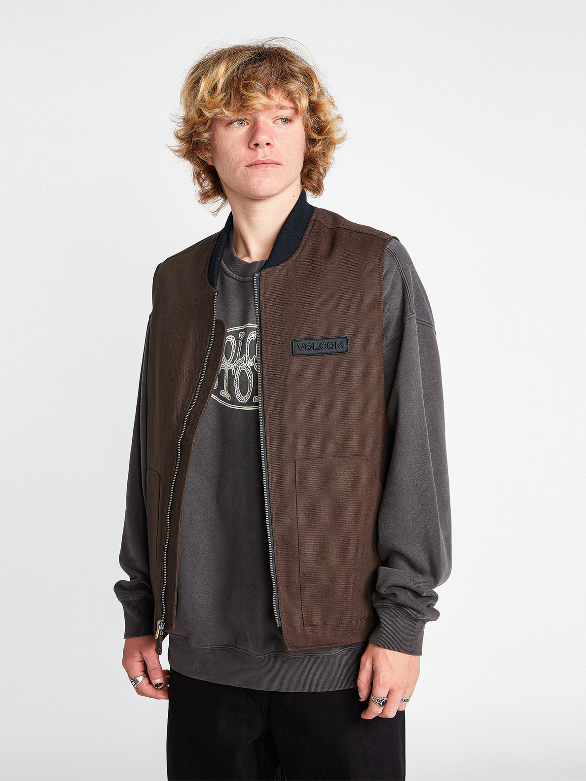 SKATE VITALS COLLIN PROVOST VEST - DARK BROWN – Volcom Japan