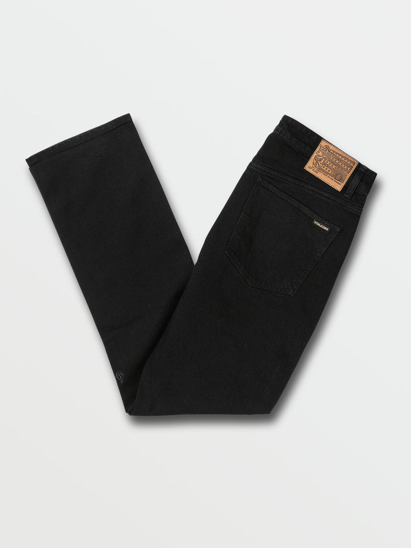 V SOLVER MODERN FIT STRETCH JEANS - BLACK