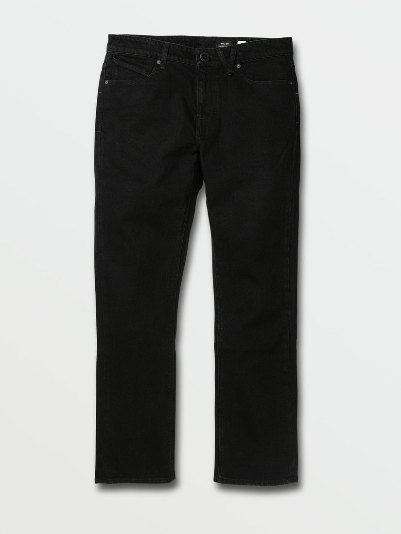 V SOLVER MODERN FIT STRETCH JEANS - BLACK