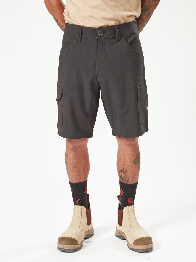 Volcom Workwear Slab Hybrid Shorts - Black