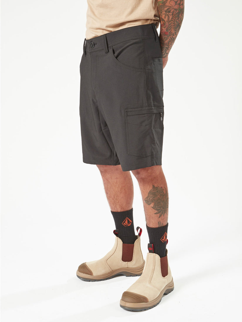 Volcom Workwear Slab Hybrid Shorts - Black