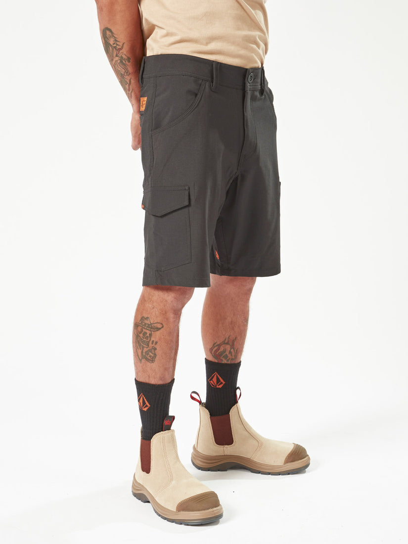 Volcom Workwear Slab Hybrid Shorts - Black