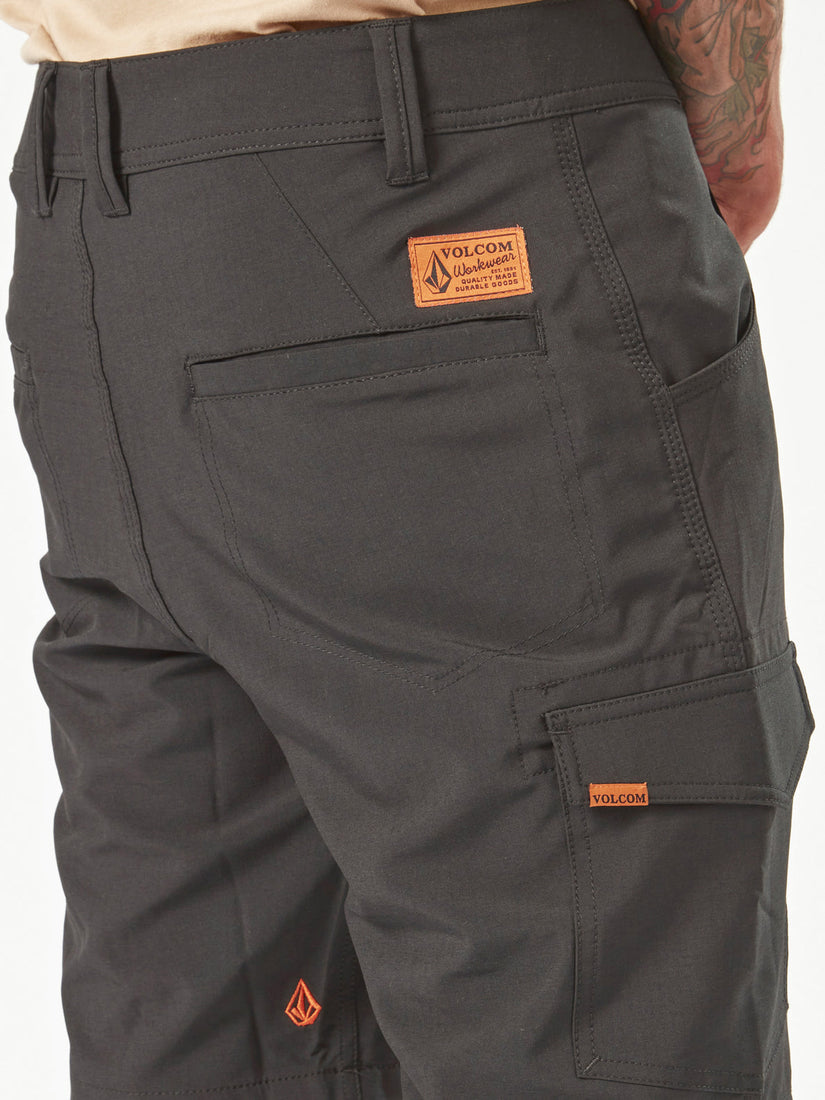 Volcom Workwear Slab Hybrid Shorts - Black