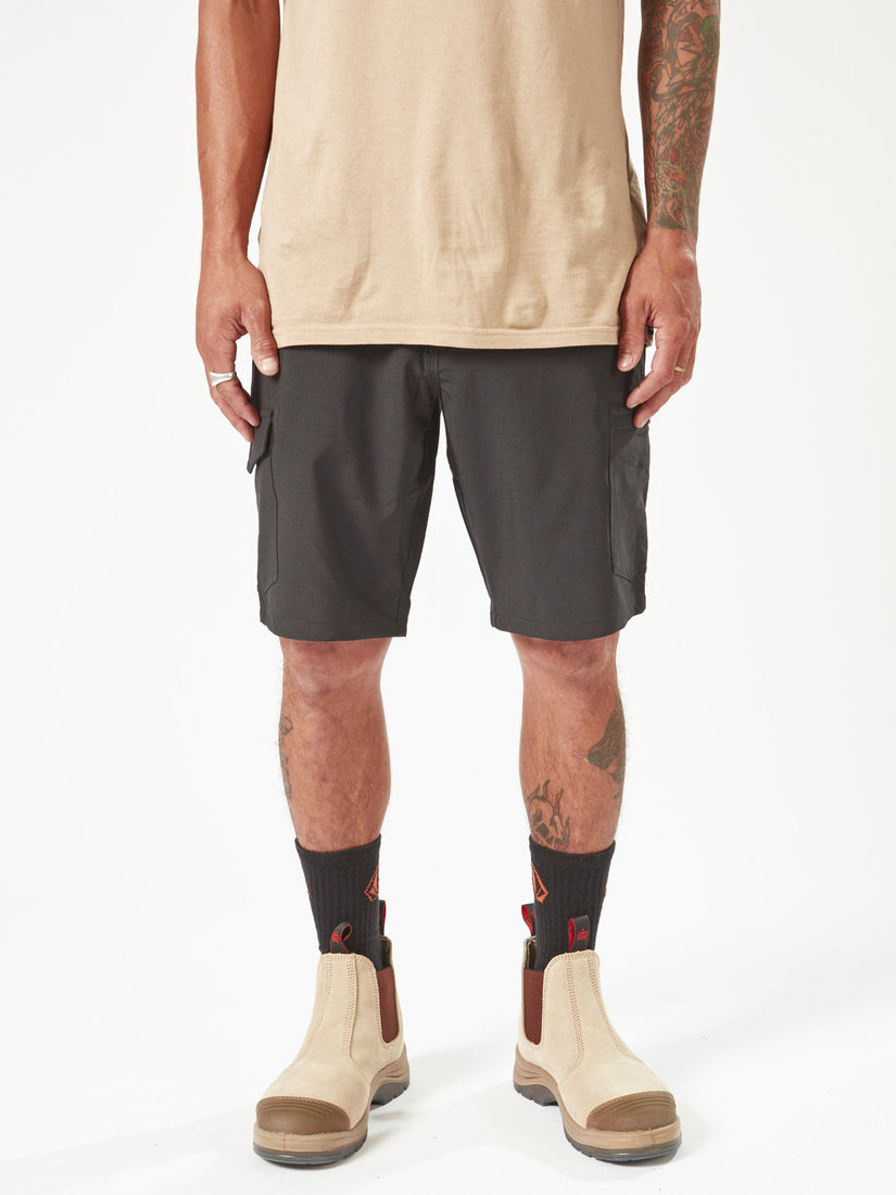 Volcom Workwear Slab Hybrid Shorts - Black