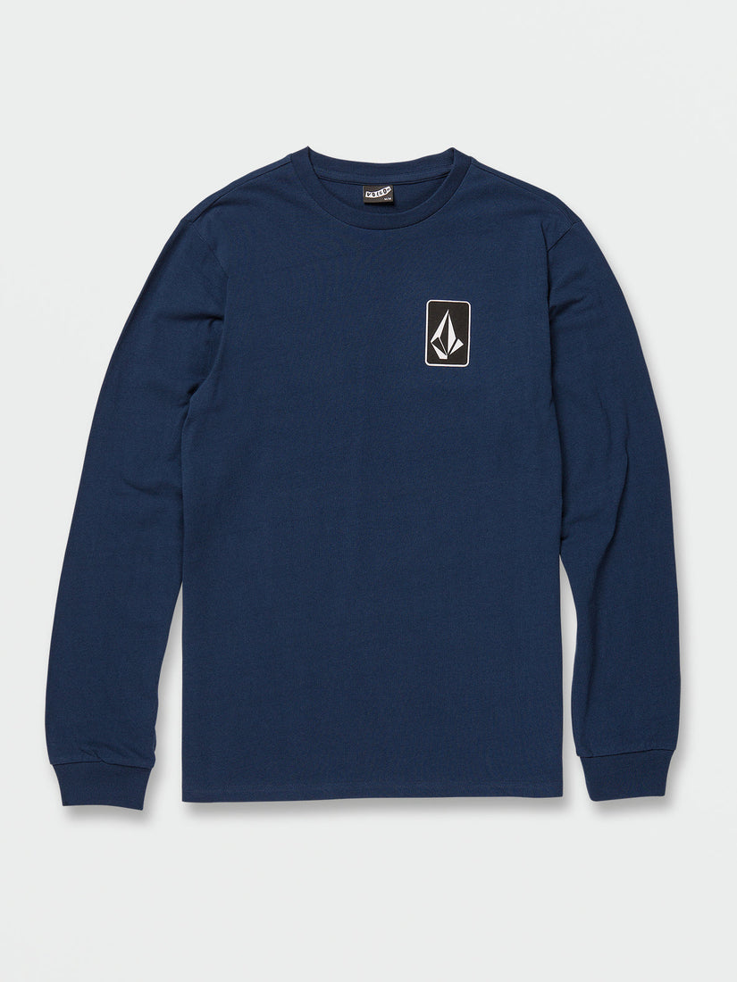 RELICS LONG SLEEVE TEE - BAJA INDIGO