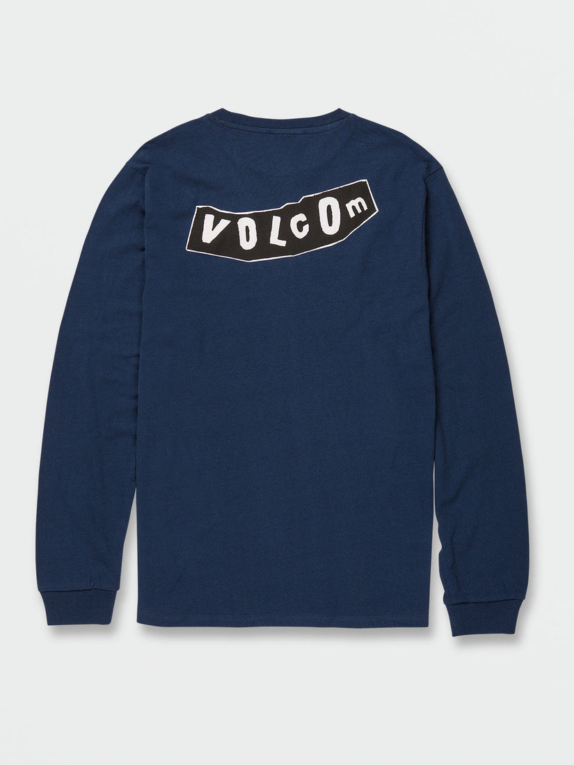 RELICS LONG SLEEVE TEE - BAJA INDIGO