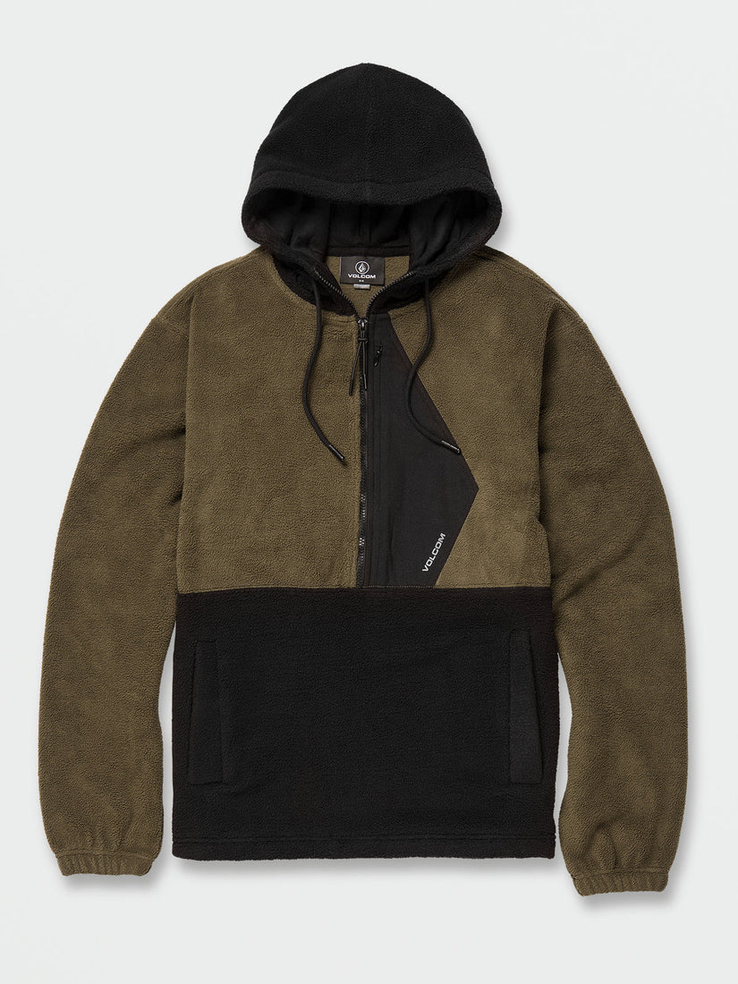 Unerstand Half Zip Hoodie - Military