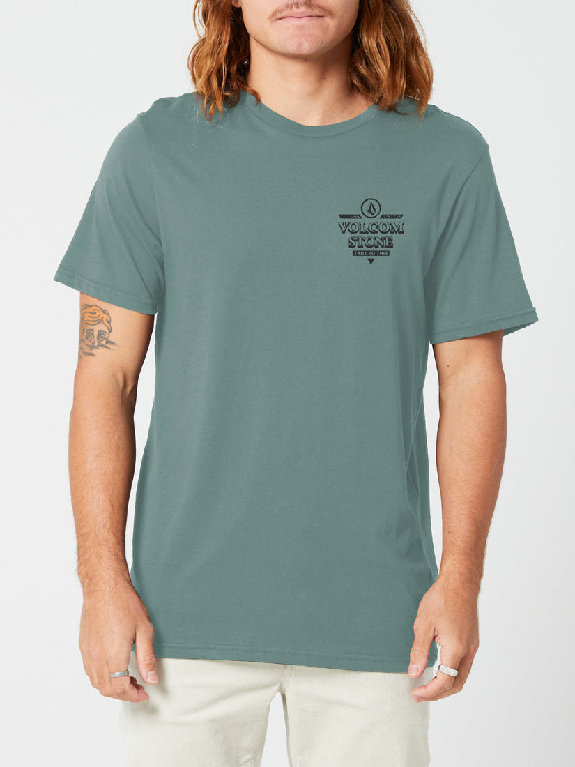 SCRAWL SHORT SLEEVE TEE - FERN