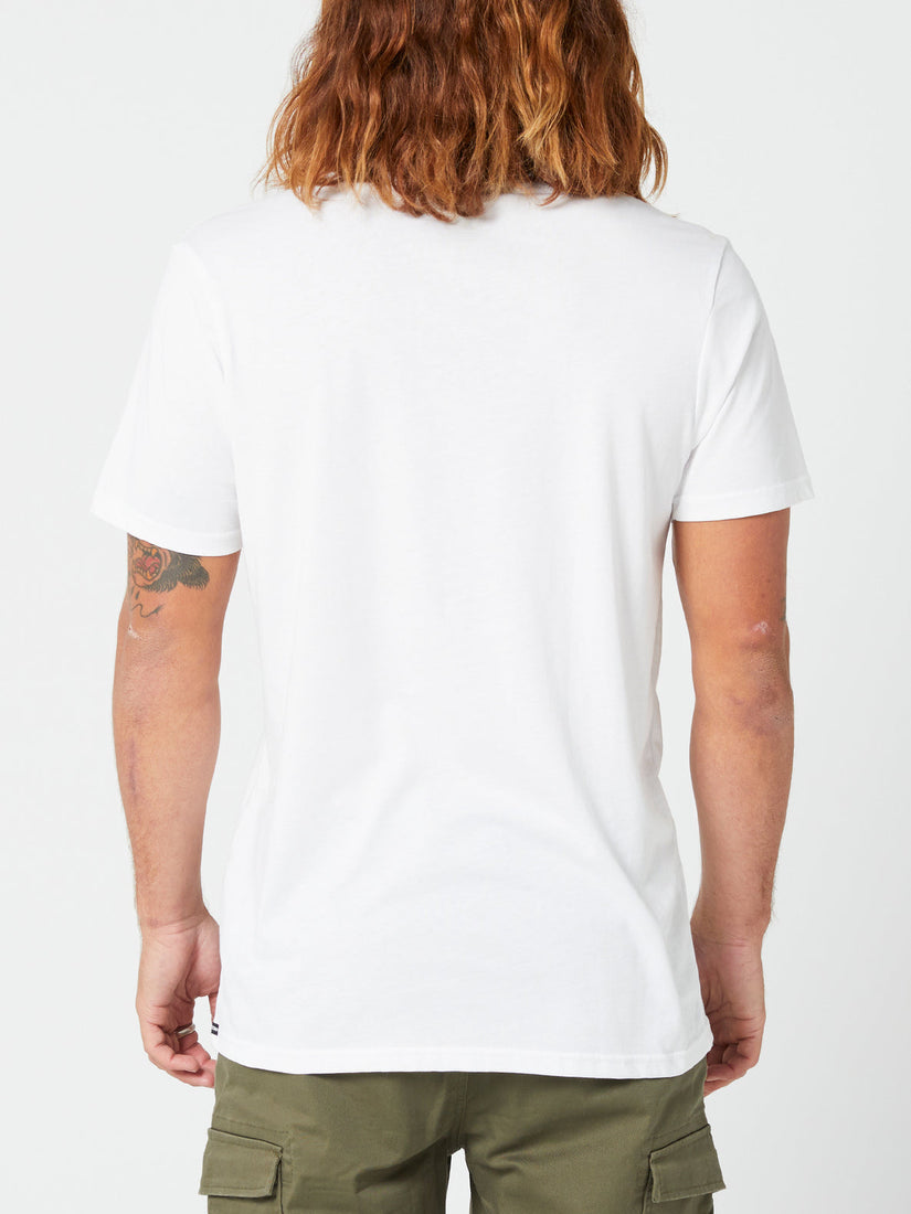 LEVELER SHORT SLEEVE TEE - WHITE