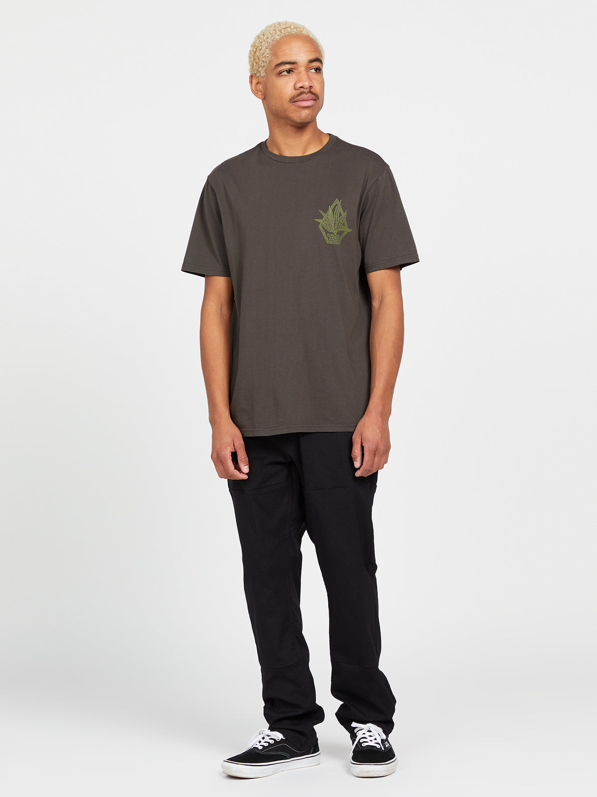 PERENNIAL FARM TO YARN SHORT SLEEVE TEE - RINSED BLACK – Volcom Japan