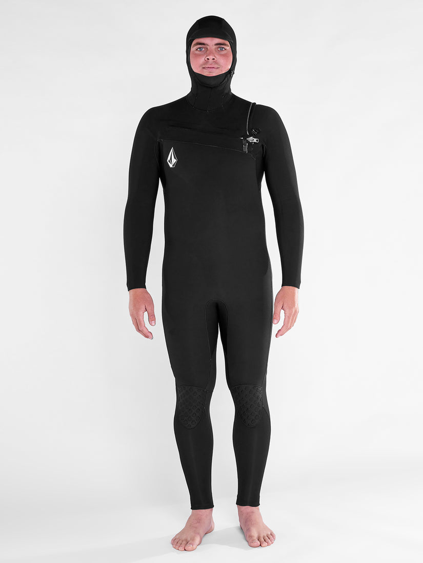 MODULATOR 5/4/3MM HOODED CHEST ZIP WETSUIT - BLACK (A9532206_BLK) [3]