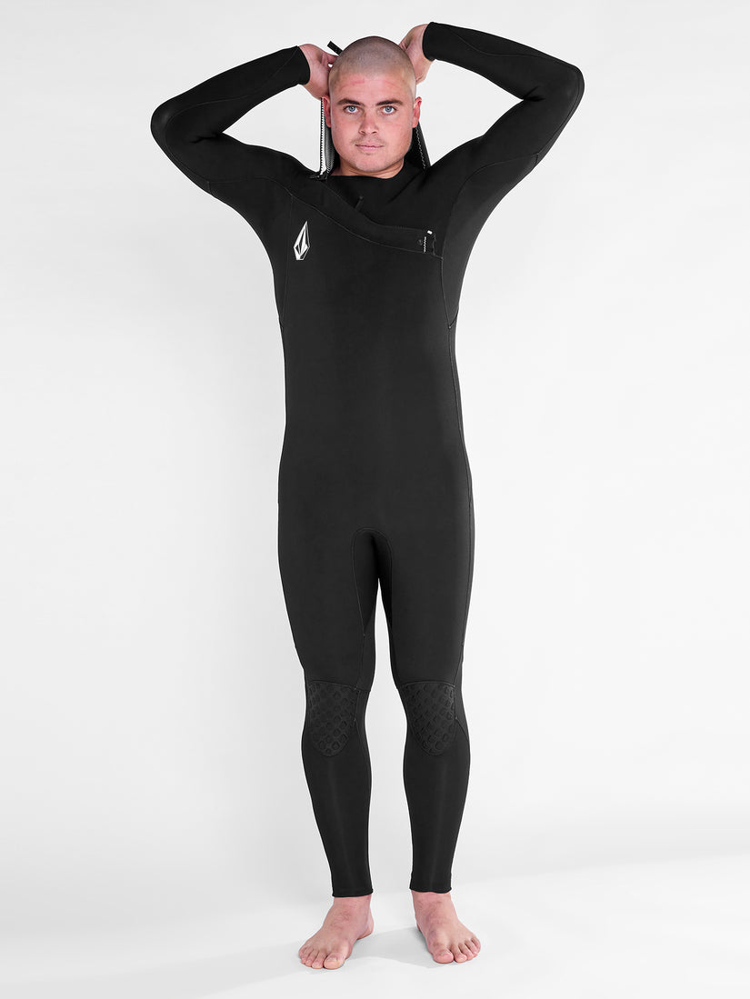 MODULATOR 5/4/3MM HOODED CHEST ZIP WETSUIT - BLACK (A9532206_BLK) [7]