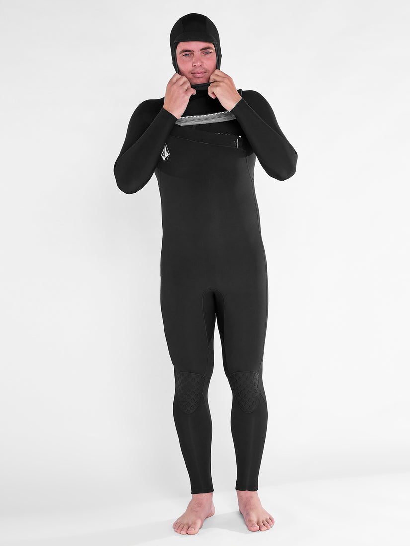 MODULATOR 5/4/3MM HOODED CHEST ZIP WETSUIT - BLACK (A9532206_BLK) [8]