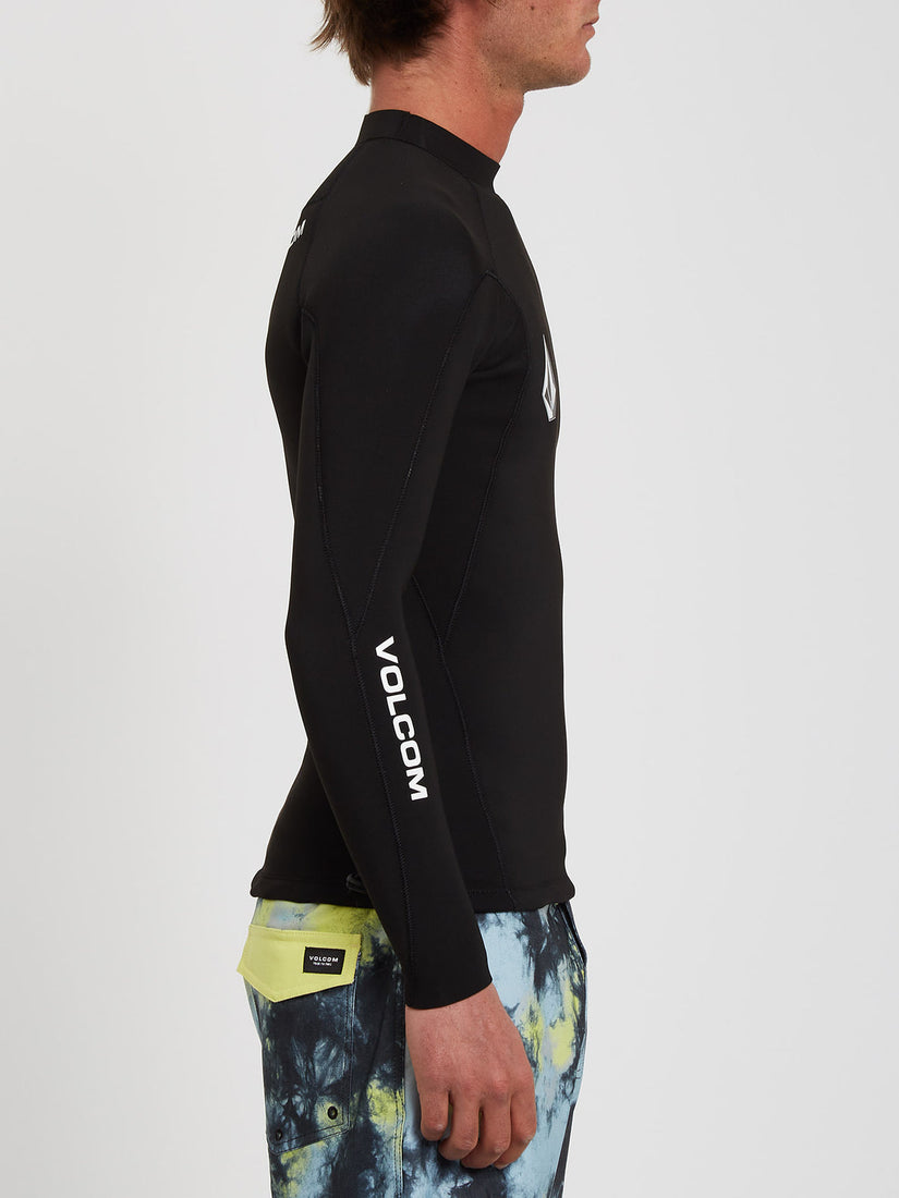 2mm Jacket UPF 50 Long Sleeve Rashguard Jacket - Black