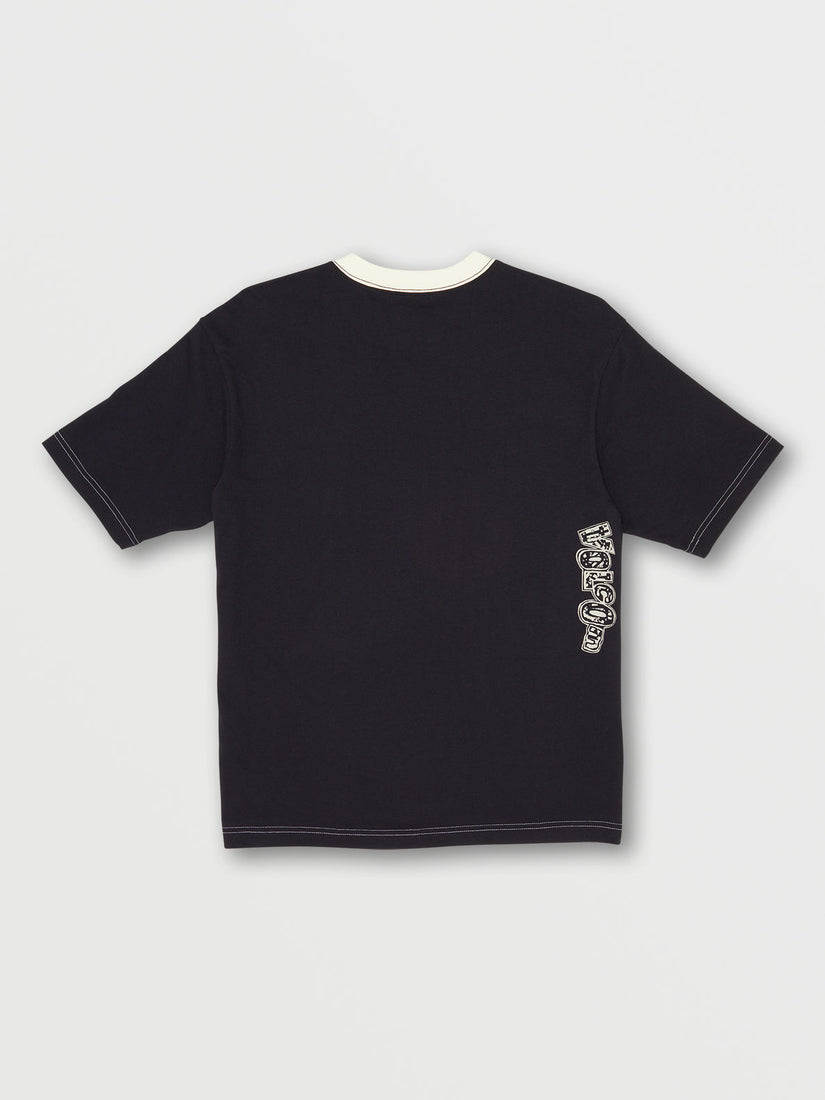 Tokyo True Pistol Short Sleeve Tee - Black White