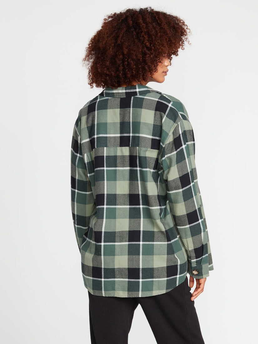 OVERSIZE ME FLANNEL - DARK PINE