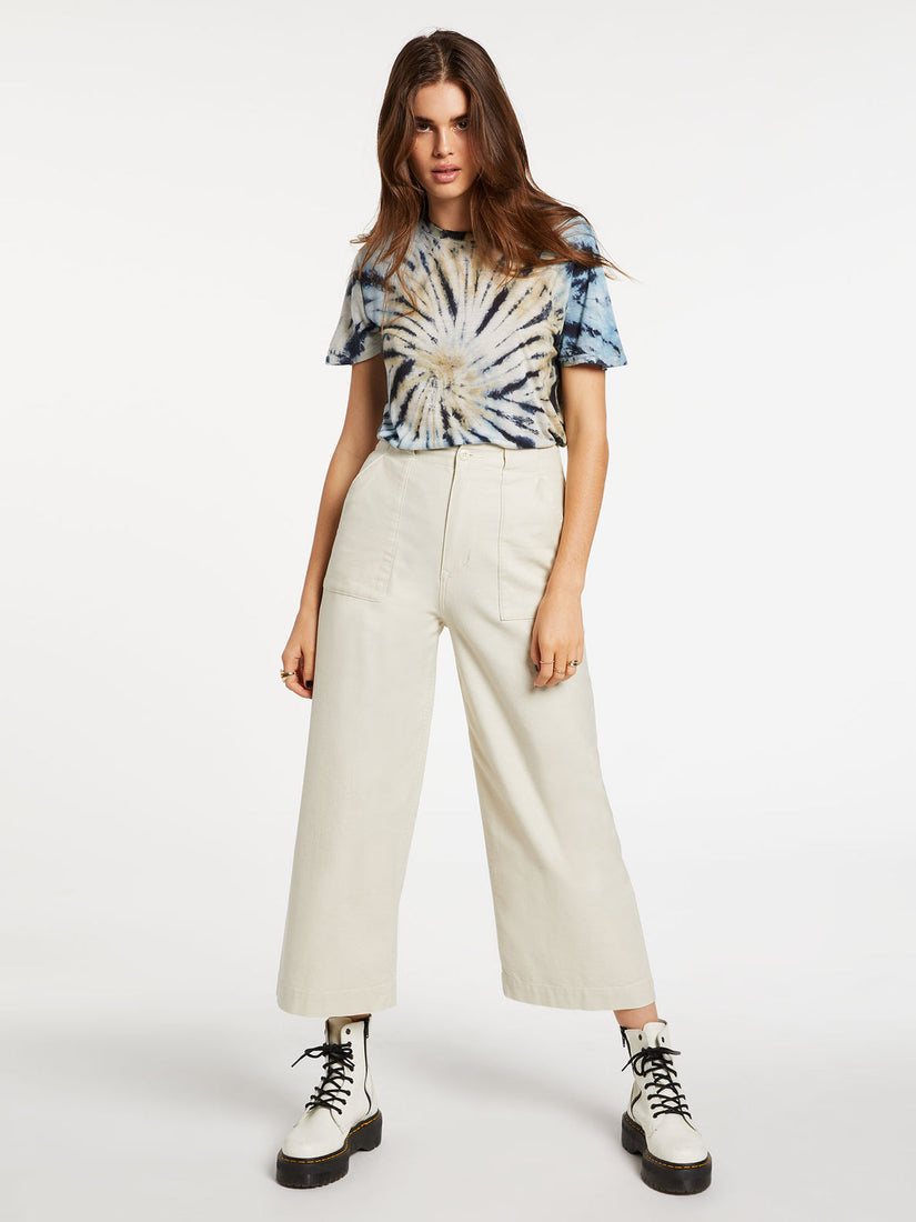 ARMY WHALER WIDE LEG PANT - WHITE FLASH