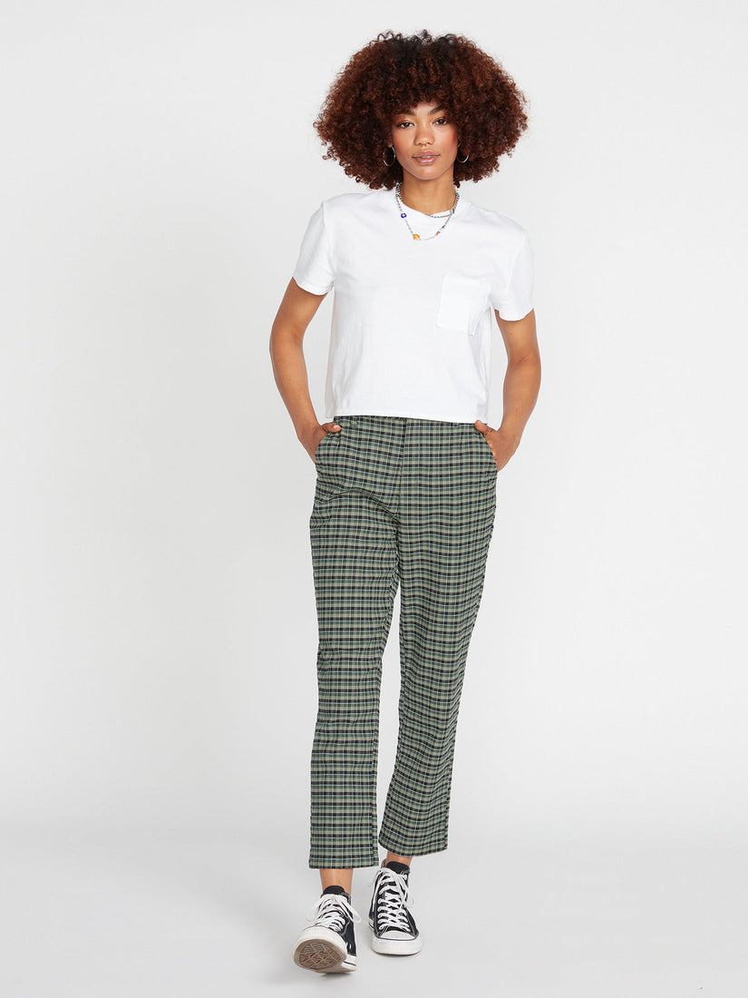 FROCHICKIE HIGHRISE CHINO PANTS - DARK PINE