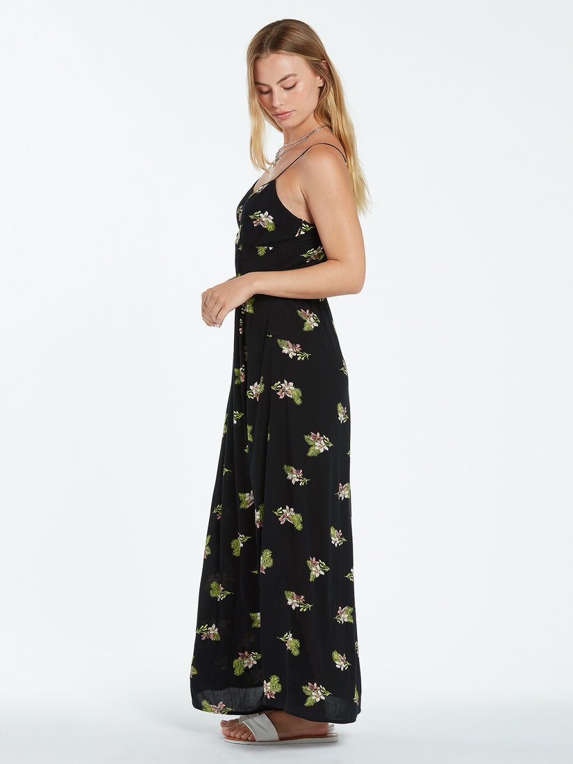 Stormy Tropix Maxi Dress - Black (B1312205_BLK) [1]