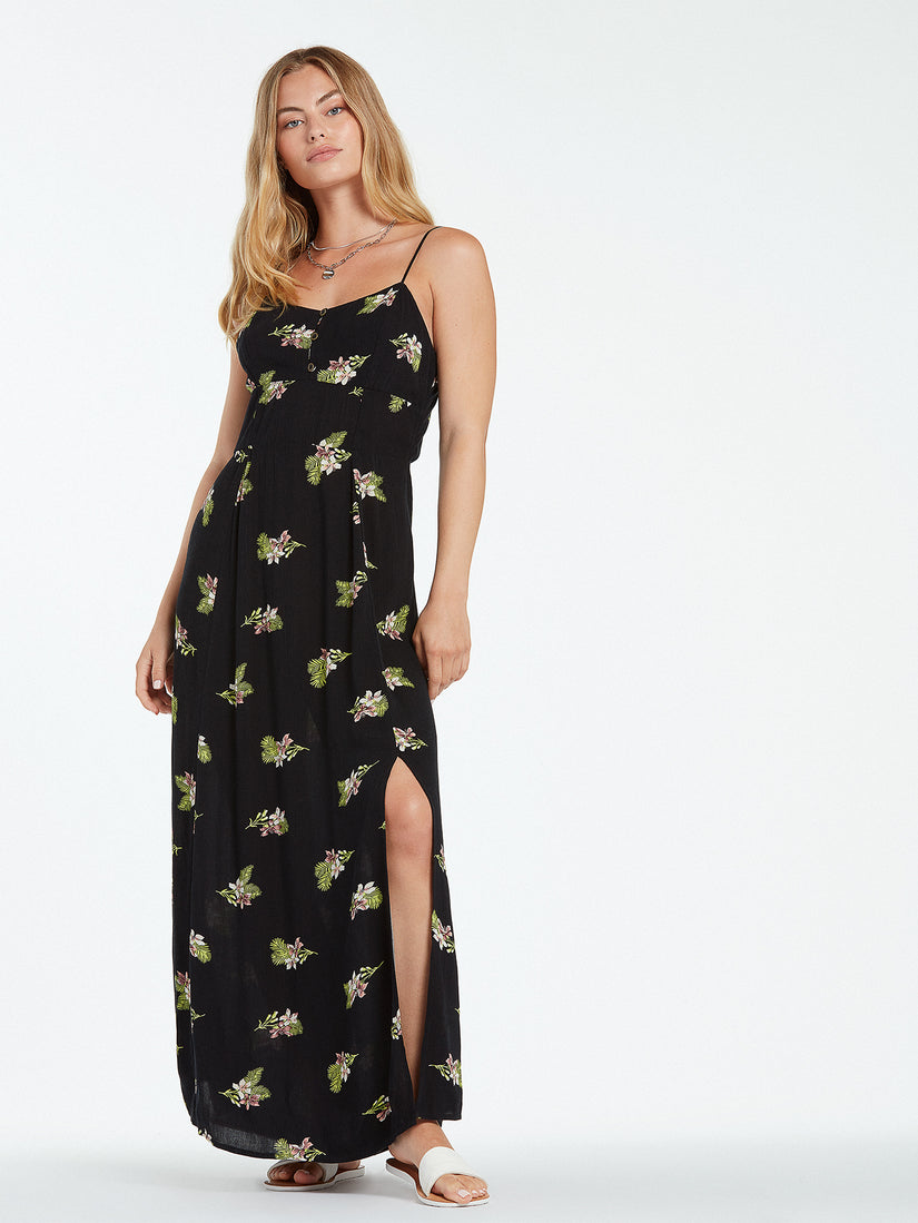 Stormy Tropix Maxi Dress - Black (B1312205_BLK) [3]