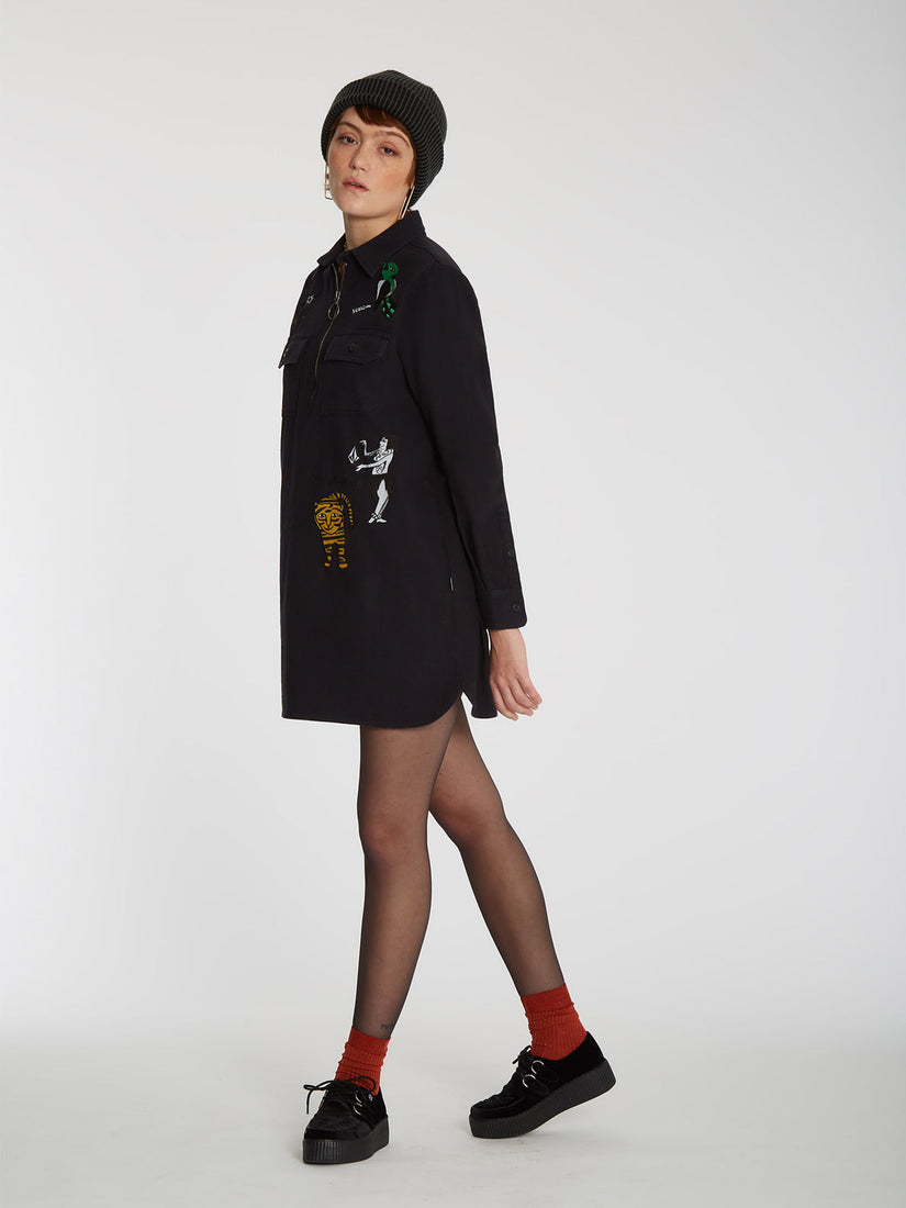 BOB MOLLEMA DRESS - BLACK