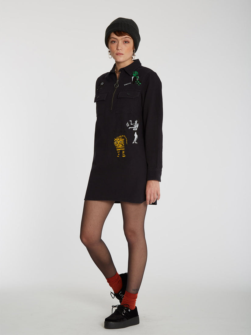 BOB MOLLEMA DRESS - BLACK