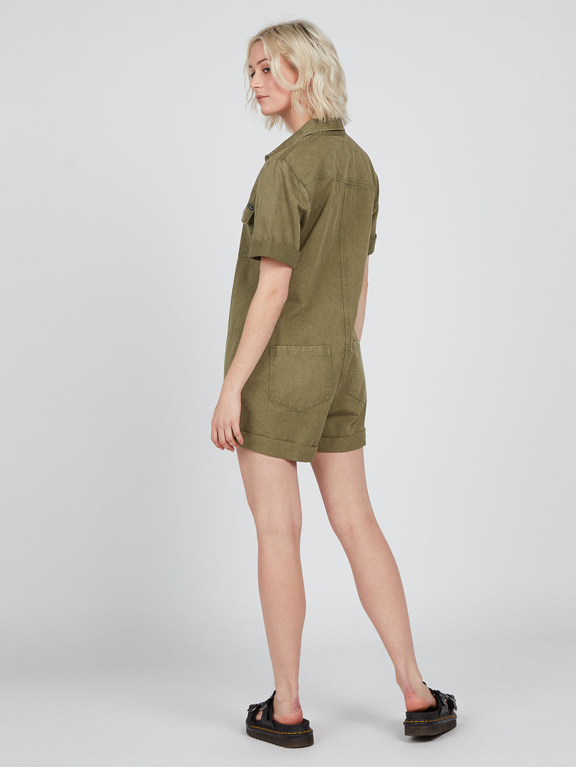 Mechanicali Romper - Military (B2822200_MIL) [B]