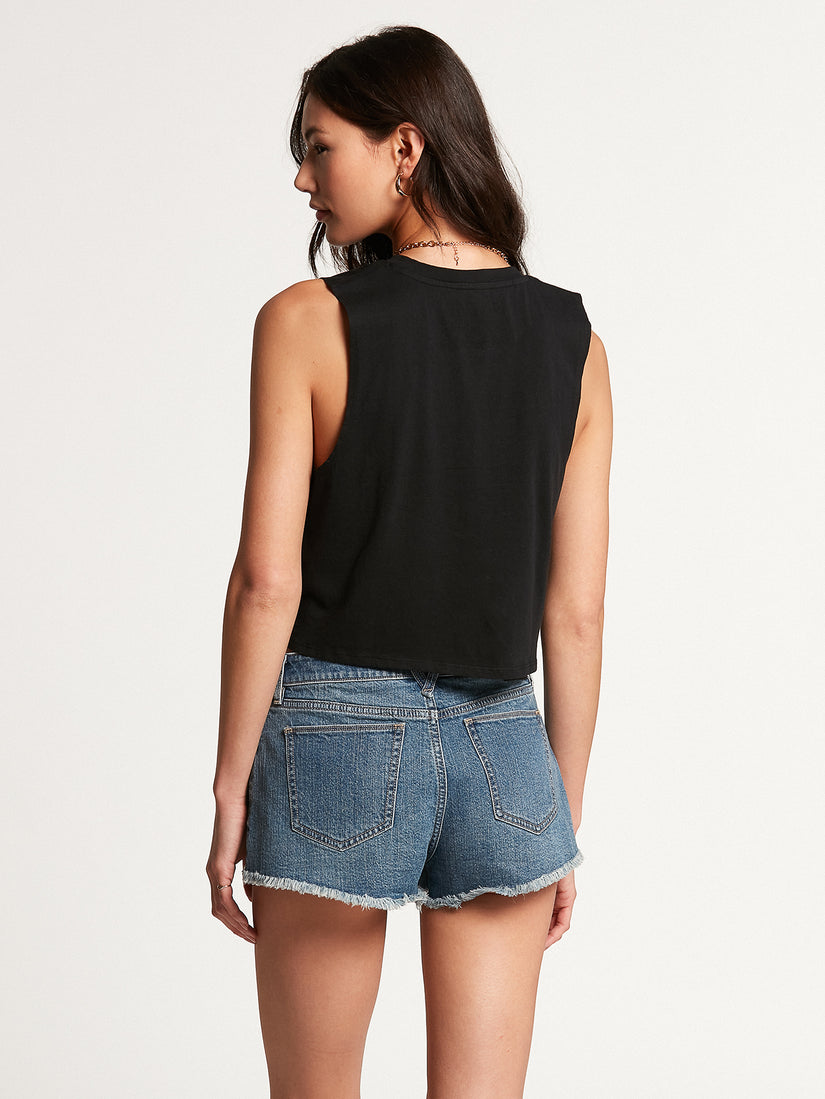 Stone Hour Crop Tank - Black (B4512102_BLK) [B]