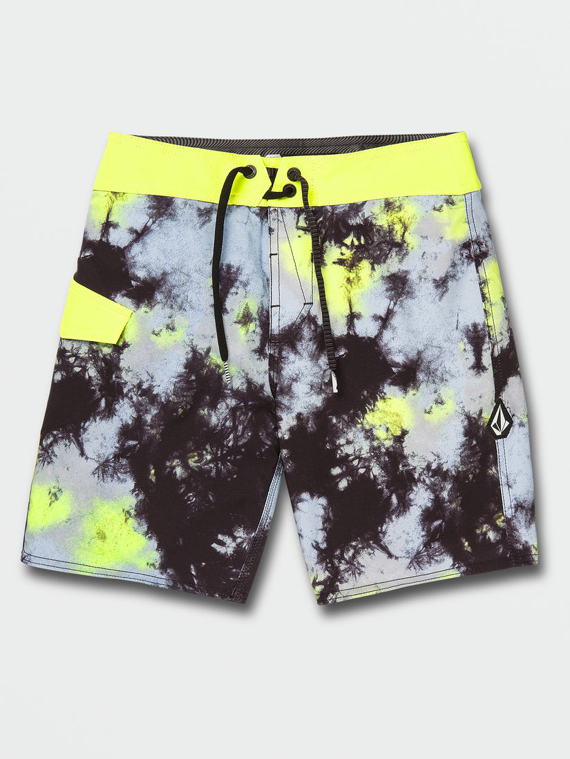 Big Boys Saturate Mod-Tech Trunks - Lime Tie Dye (C0812233_LTD) [F]