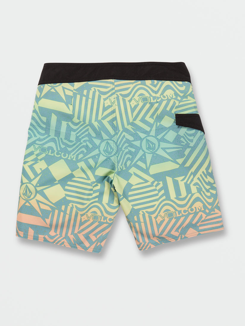 Big Boys Mod Ringer Trunks - Shadow Lime