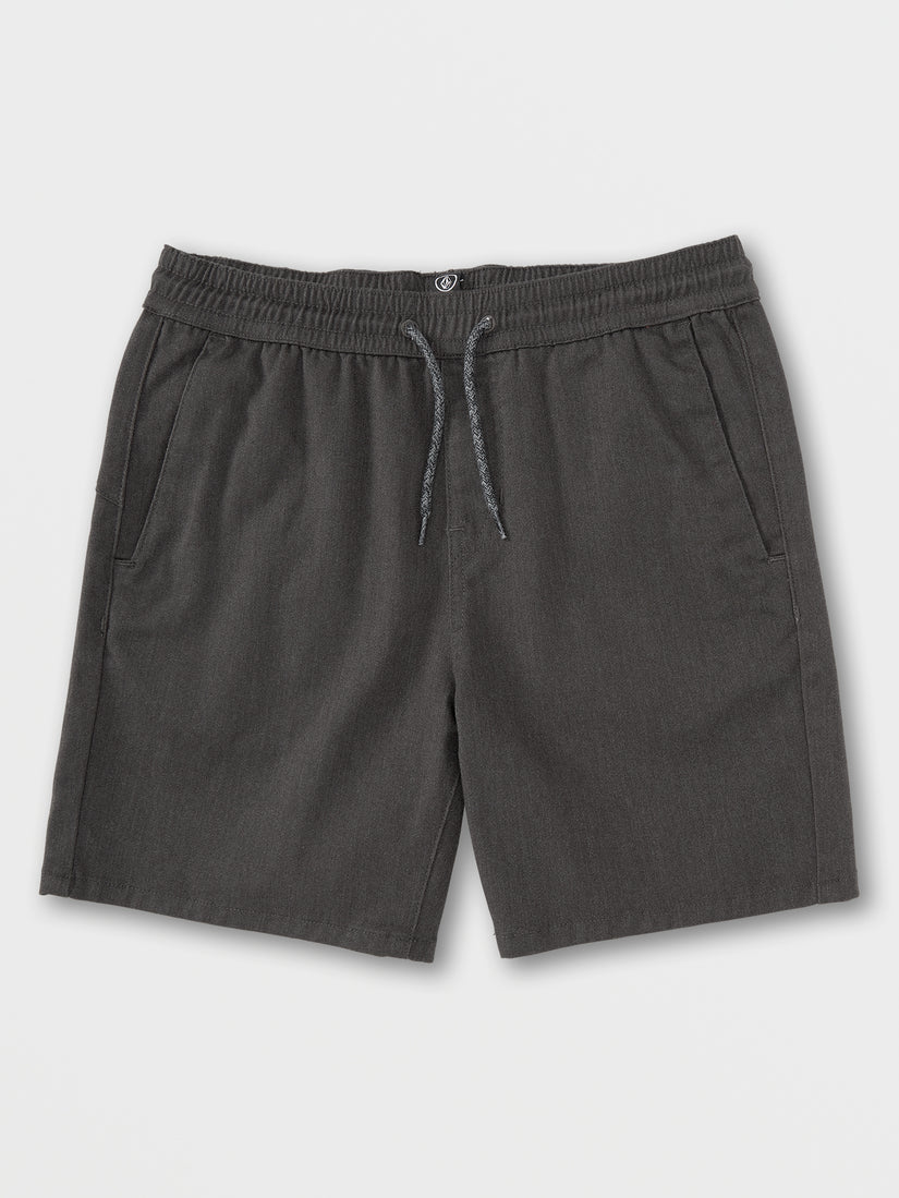 Big Boys Frickin 15" Elastic Waist Shorts - Charcoal Heather (C1032001_CHH) [F]