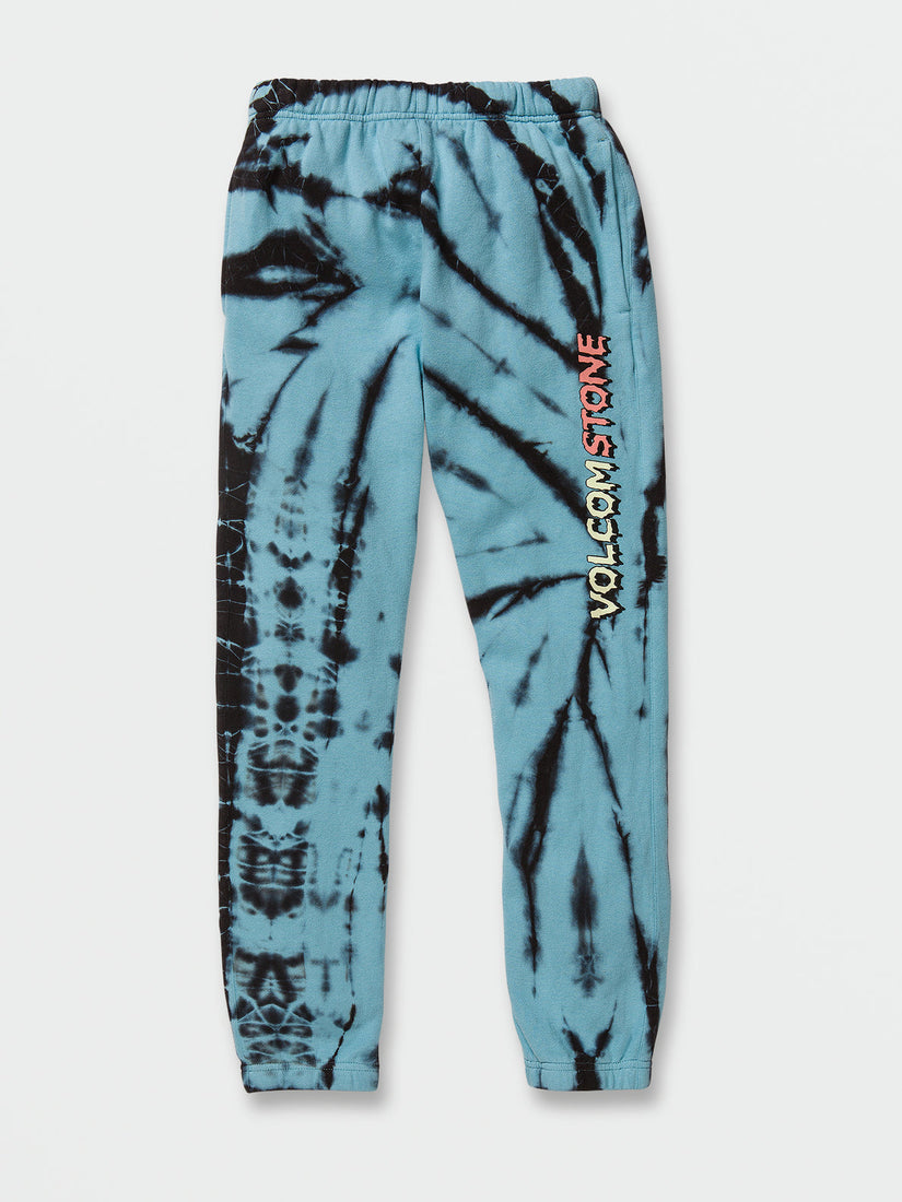 BIG BOYS CAIDEN DYE FLEECE PANTS - PALE AQUA