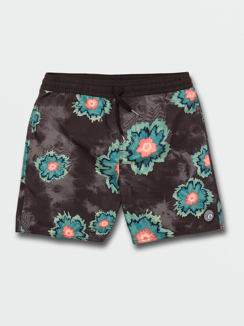 Big Boys Medal Petal Trunks - Black (C2522231_BLK) [F]