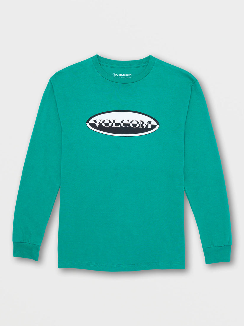 Big Boys Ovoid Long Sleeve Tee - Synergy Green