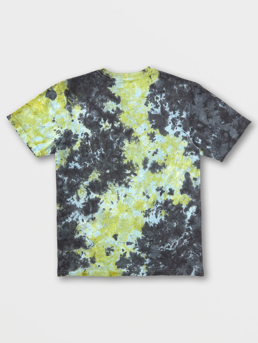 Big Boys Iconic Dye Short Sleeve Tee - Lime Tie Dye (C5212202_LTD) [B]