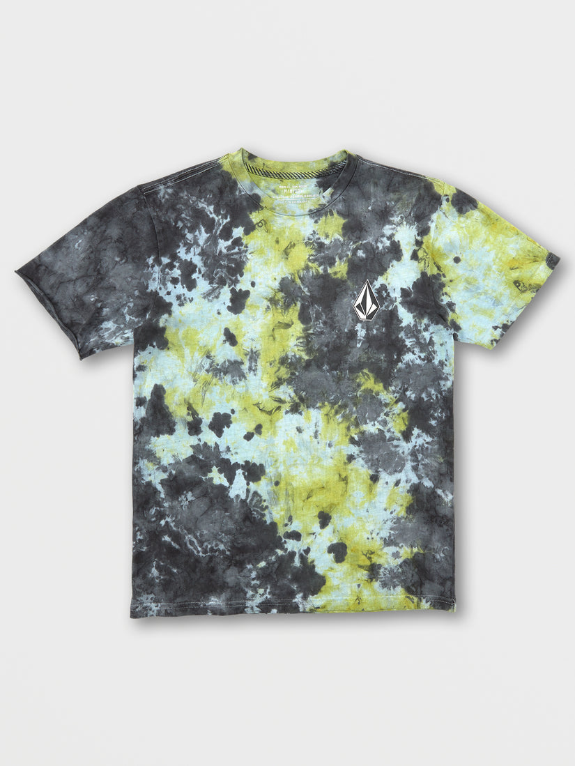 Big Boys Iconic Dye Short Sleeve Tee - Lime Tie Dye (C5212202_LTD) [F]