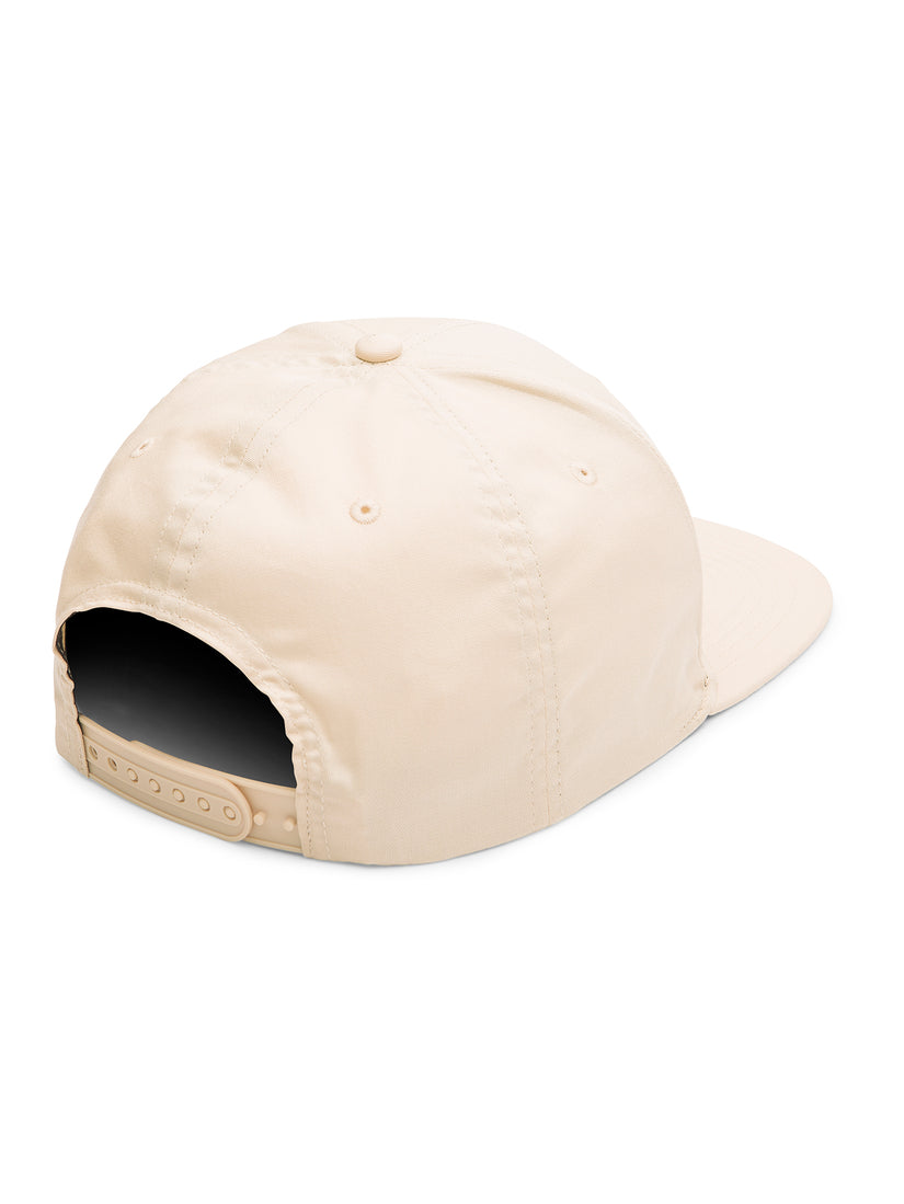 V SQUARE SNAPBACK HAT - BLEACHED SAND