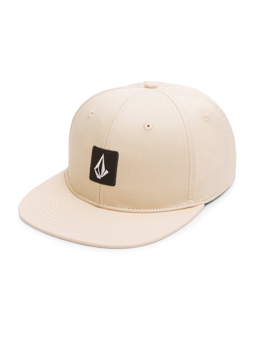 V SQUARE SNAPBACK HAT - BLEACHED SAND