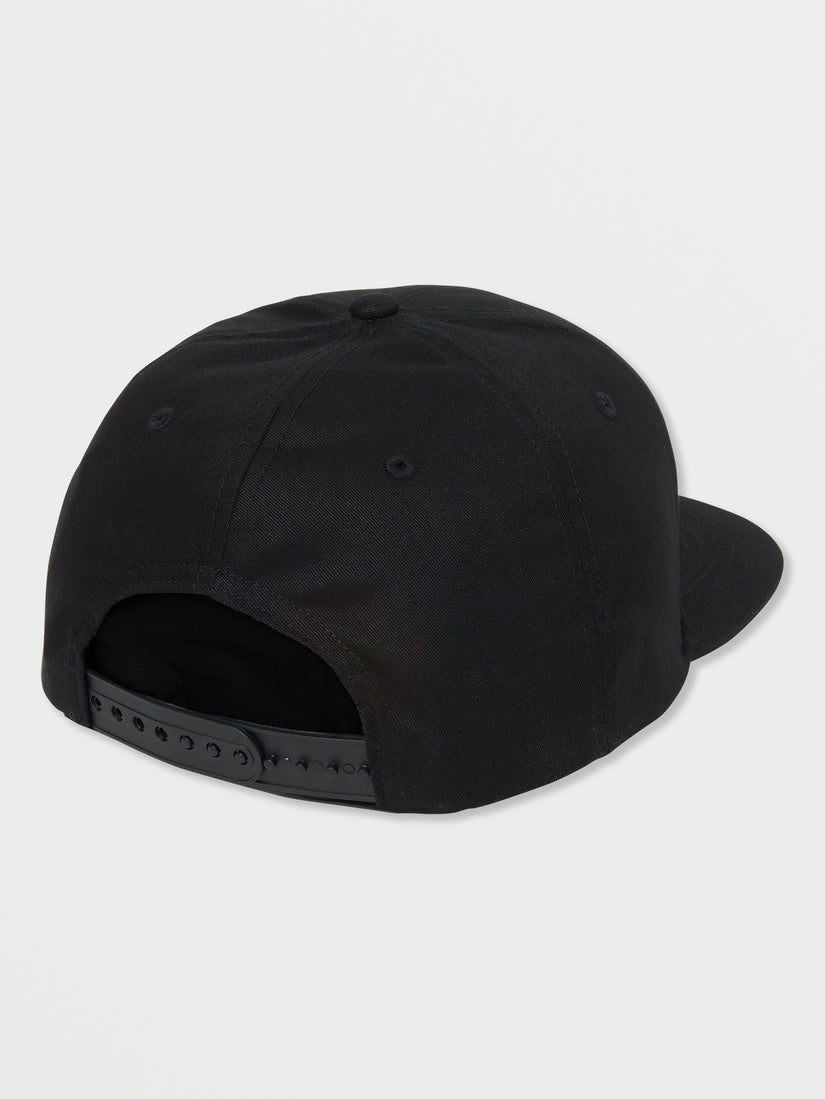 V Square Snapback Hat - Black(2023)