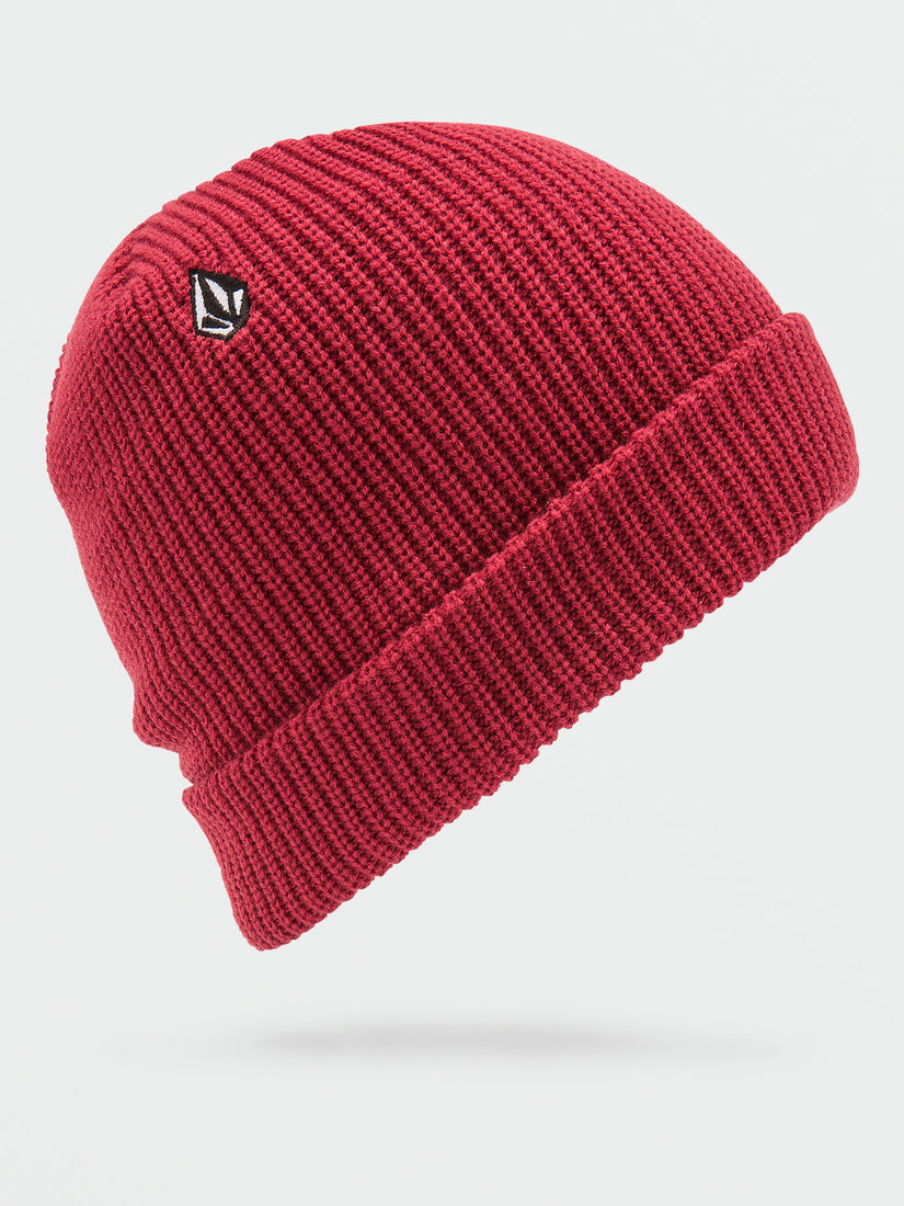 Full Stone Beanie - Deep Red