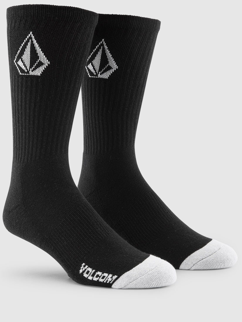 Full Stone Sock 3Pk - Black (D6302004_BLK) [1]